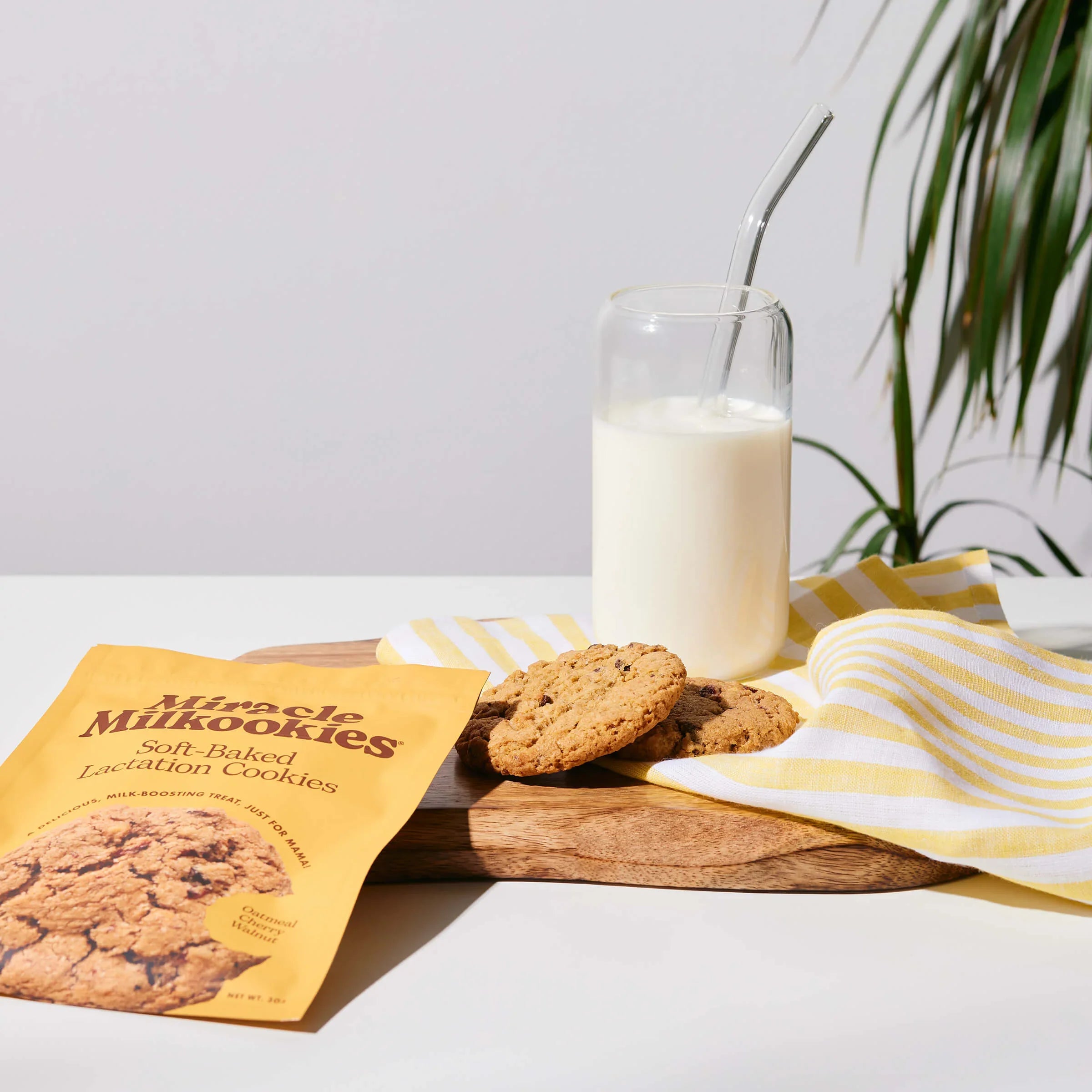 Dairy-Free & Gluten-Free Vegan Lactation Cookies – Oatmeal Walnut Cherry
